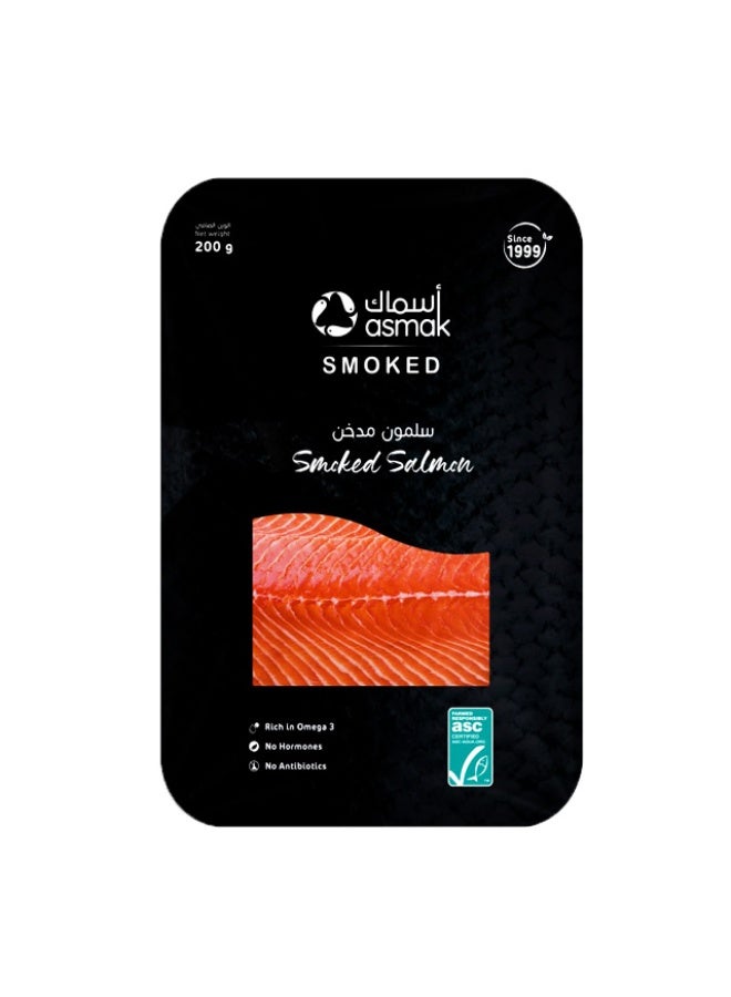 Asmak Cold Smoked Salmon 200g - Image 1