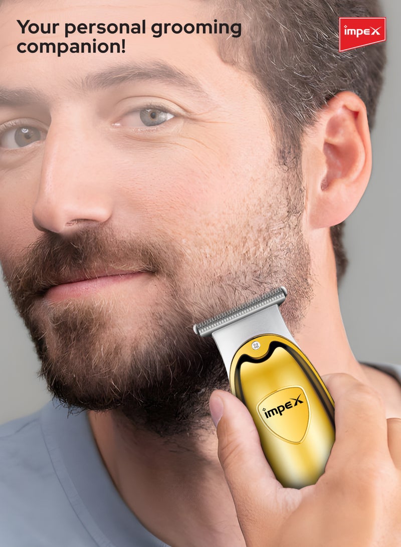 إمبكس آلة تشذيب الشعر والجسم للرجال | ماكينة تشذيب اللحية والوجه | ماكينة حلاقة كهربائية | ماكينة حلاقة قابلة لإعادة الشحن | مجموعة تصفيف لاسلكية للرجال | شفرة من الفولاذ المقاوم للصدأ، 3 أمشاط مرفقة، شحن USB | سرعة عالية، خفيفة الوزن | TIDY221 ✅ - Image 3