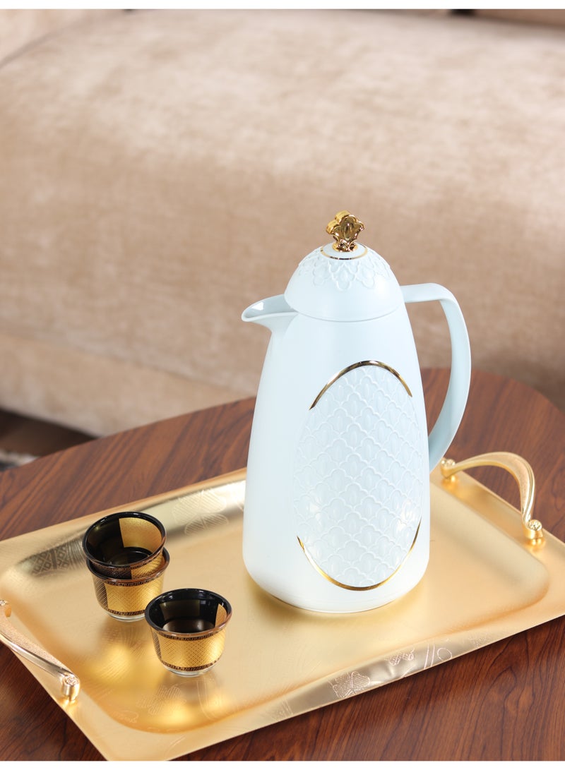 HOMEVEO 1 liter tea or coffee thermos set keeps drinks hot for a long time - Image 3