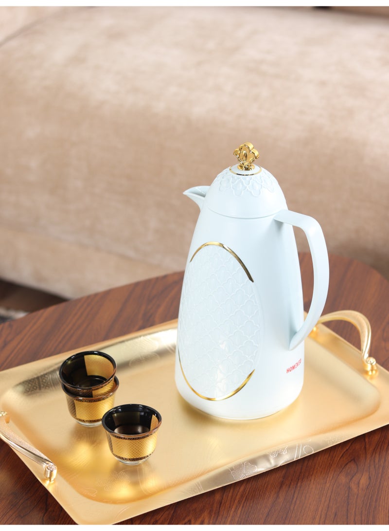 HOMEVEO 1 liter tea or coffee thermos set keeps drinks hot for a long time - Image 4