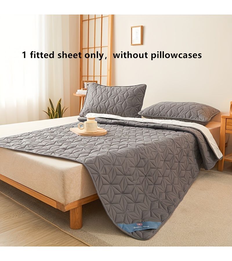 1pc Mattress Protector Thin Cover Coffee Color 62.99 78.74 Inch Soft Comfortable Bedding No Pillowcase - Image 4