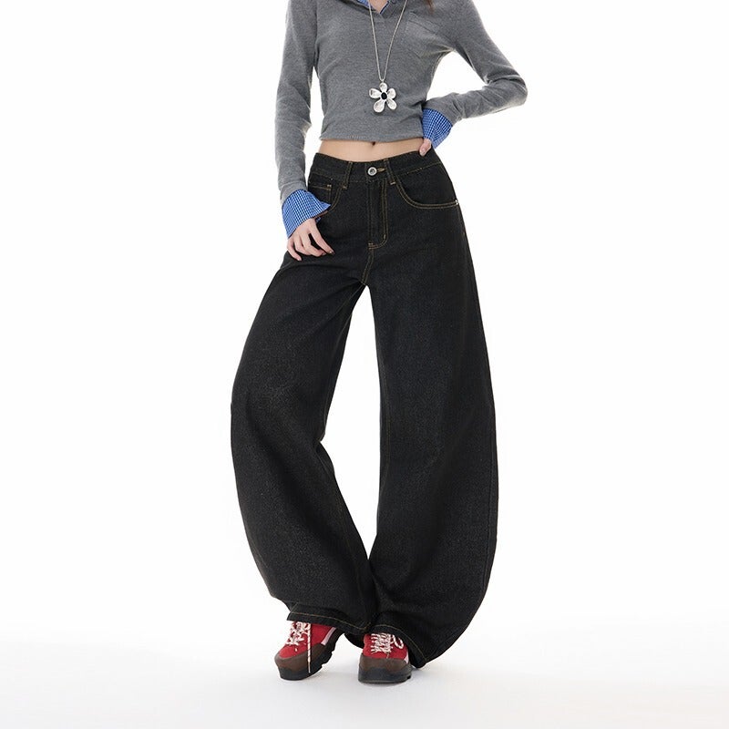 Unisex Casual Daily Denim Jeans - Image 2