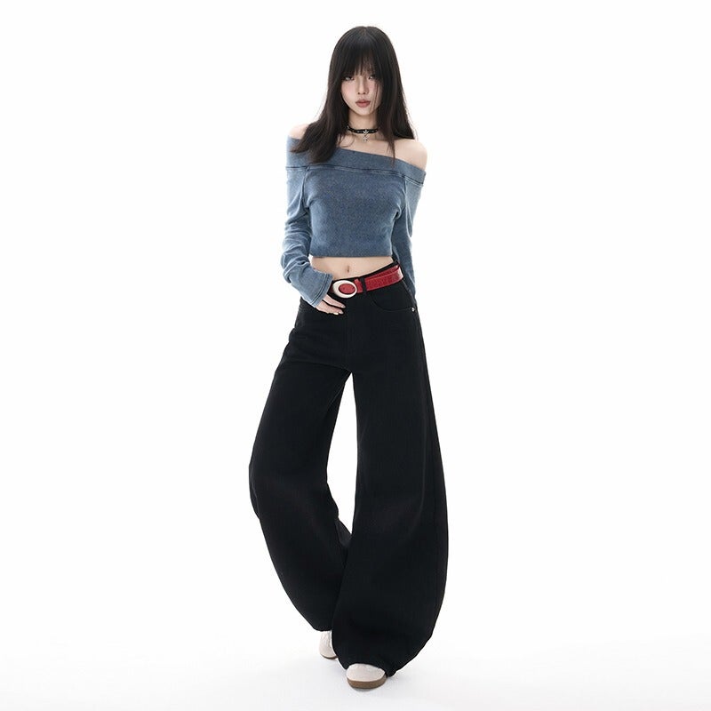 Unisex Casual Daily Denim Jeans - Image 4