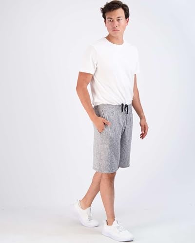 REALESSENTIALS Real Essentials Men’s 5 Pack: 9" Dry-Fit Shorts – Athletic Gym, Workout, Basketball, Running, Casual Lounge Active Pockets, Set 5, XXL - Image 5