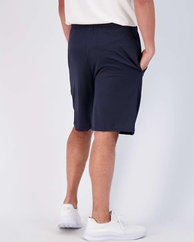 REALESSENTIALS Real Essentials Men’s 5 Pack: 9" Dry-Fit Shorts – Athletic Gym, Workout, Basketball, Running, Casual Lounge Active Pockets, Set 5, XXL - Image 3