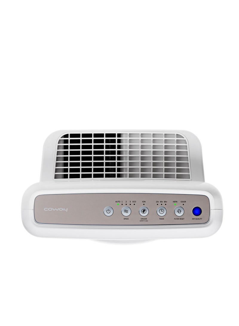 COWAY Mighty Air Purifier for Large Rooms up to 1,748 ft² | USA Best Air Purifier by NYT | GreenHEPA 3-in-1 Filter | Air Quality Monitor | Removes 99.99% Dust, Pets, Odours & Allergens | Quiet 24dB | Made in Korea | White - Image 3