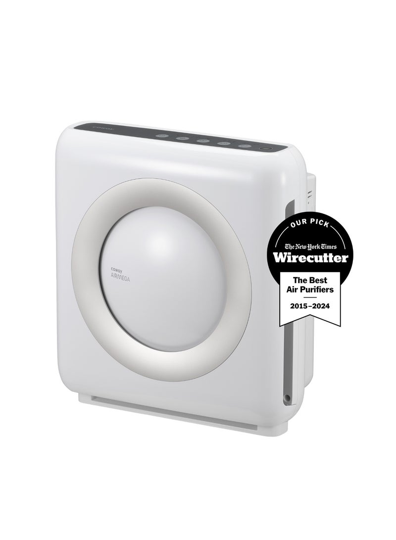 COWAY Airmega Mighty 1512HH White – Moon design. True HEPA Purifier, AQI Monitor, for Large Home Bedroom 1,748ft², USA Best by NYT, Auto Mode, Removes 99.99% Allergens, Dust & Odours, 5yr Warranty - Image 2