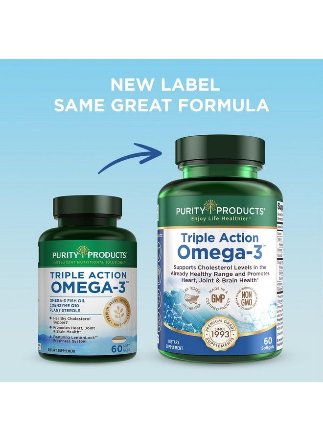 Purity Products - Triple Action Omega-3 Super Pill - 60 Softgels - Image 3