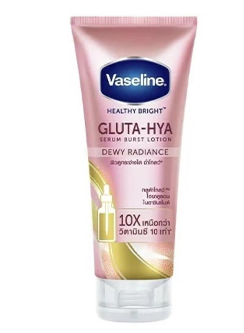 Vaseline Gluta-Hya Serum Burst Lotion Dewy Radiance For Bright and Glowing Skin 300ml
