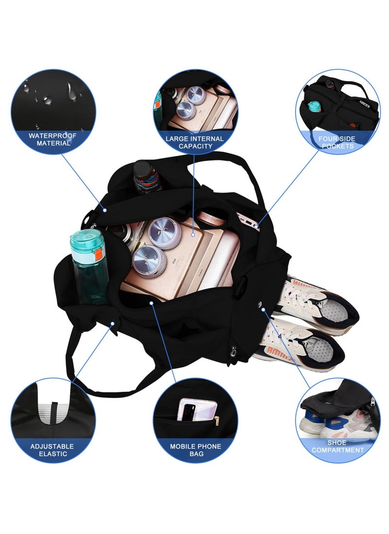 SYOSI - Yoga Bag, Mat Carriers, Large Pilates Bag, Gym Bag with Adjustable Straps and Fits All Mats Size, Yoga Mat Bag - Image 1