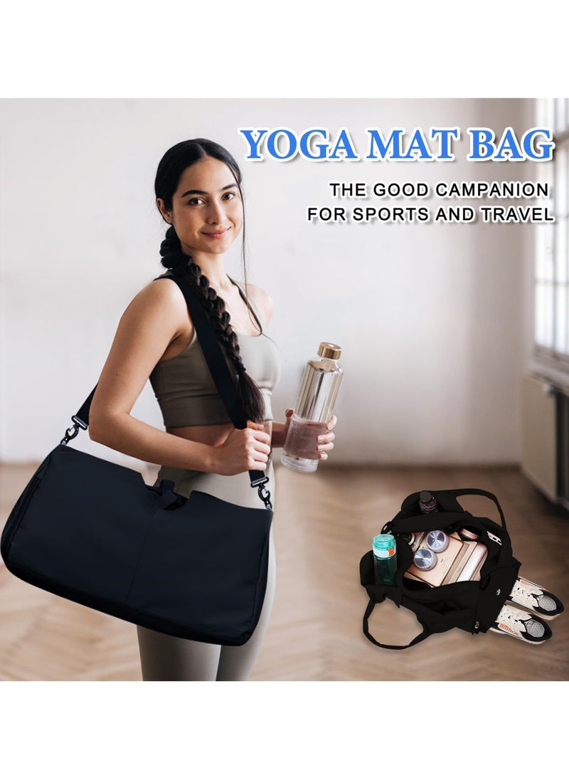 SYOSI - Yoga Bag, Mat Carriers, Large Pilates Bag, Gym Bag with Adjustable Straps and Fits All Mats Size, Yoga Mat Bag - Image 1