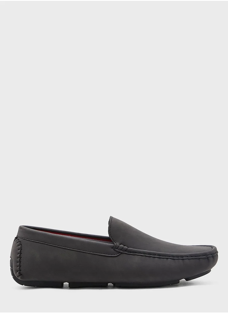 Robert Wood Webbing Detail Casual Loafers