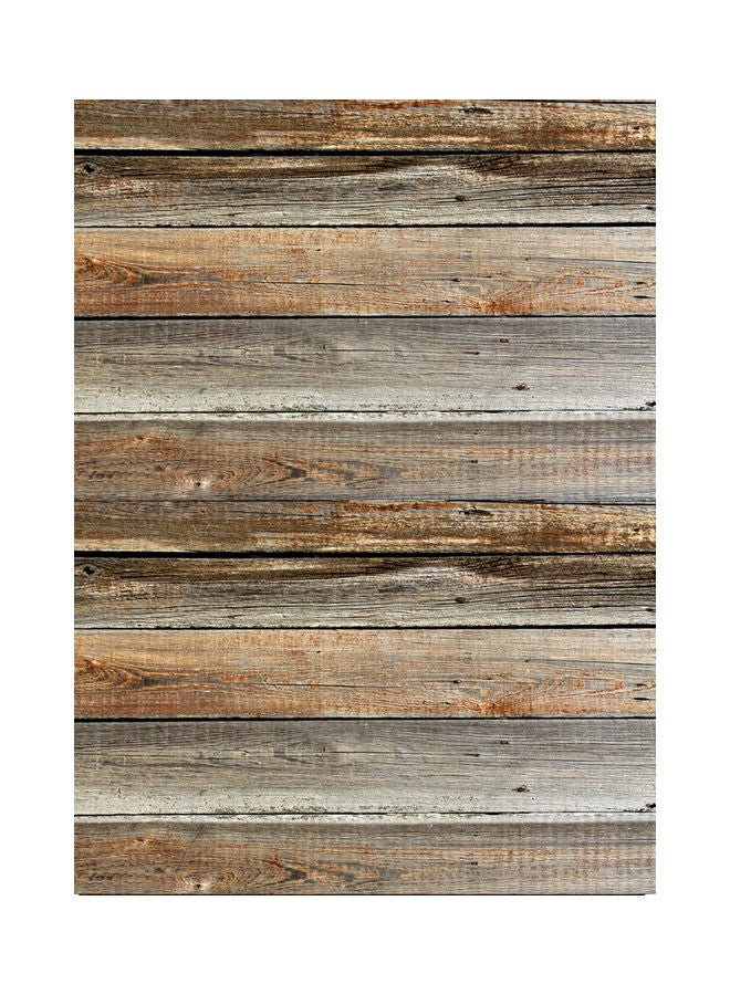 NIBEMINENT Vinyl Wooden Board Photography Backdrop Multicolour  - Image 1