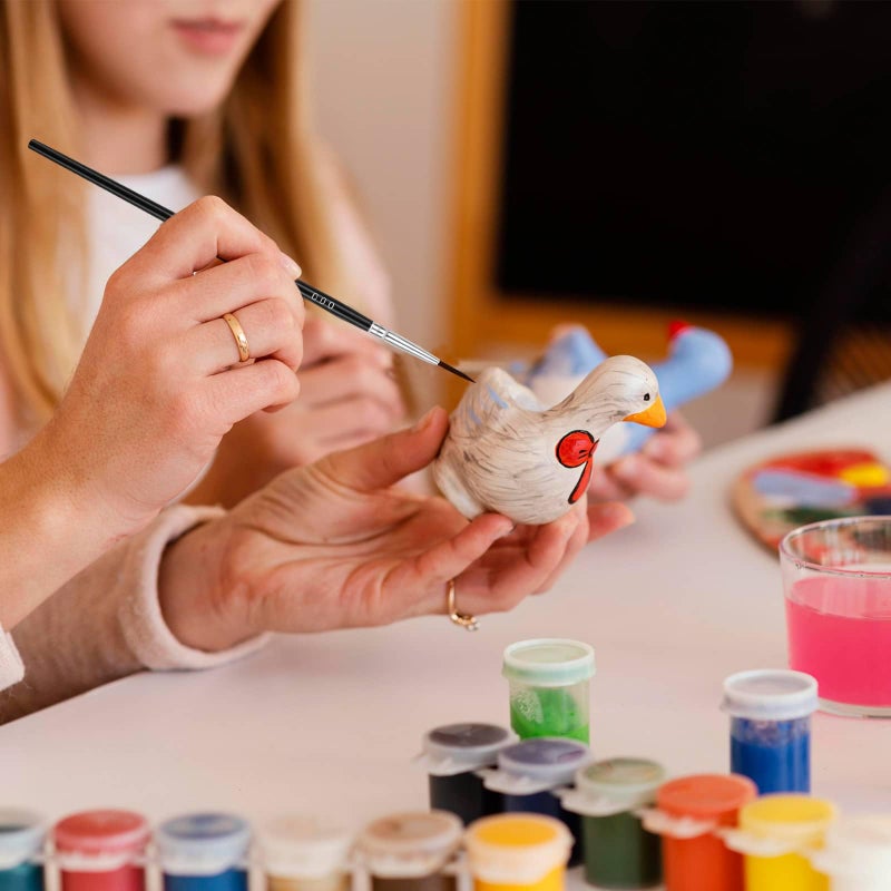 Anezus Tiny Detail Paint Brushes 30 Pcs Fine Paint Brushes Set with 3 Size #0#00#000 Liner Brush for Miniature 40k Model Crafts Watercolor Acrylics Oil - Image 2