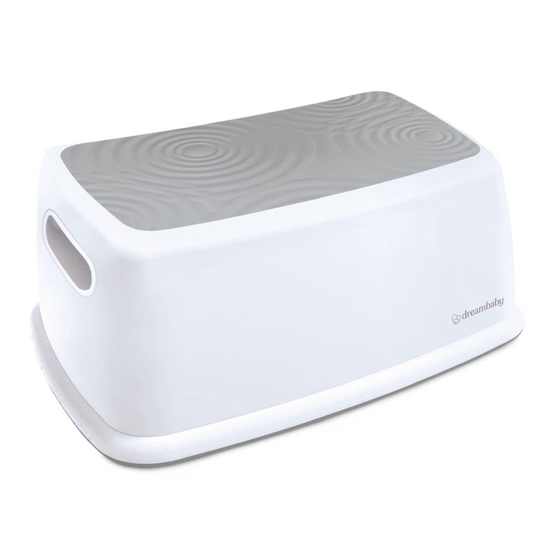 Dreambaby Toddler & Me Step Stool Potty Seat Training Aid with Anti-Slip Sure-Grip Steps, Holds up to 320 lbs for Kids & Adults, Grey - Image 1