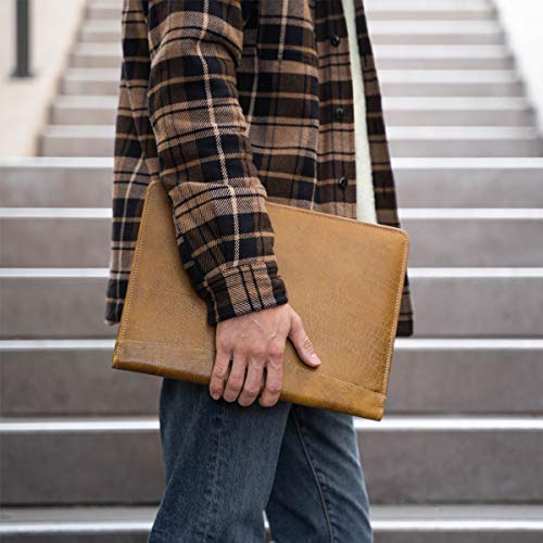 KomalC Leather Business Portfolio Business Personal Organiser Folder Full Grain Leather padfolio by KomalC - Image 3