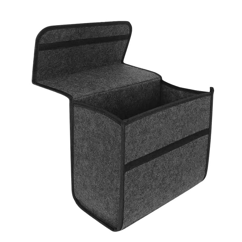 JVCV منظم صندوق السيارة ®، تخزين السيارة ومنظم ملحقات السيارة المضادة للانزلاق لمنظمة السيارة، SUV، سيدان، شاحنة، ميني فان قاع مضاد للانزلاق (صغير). - Image 4