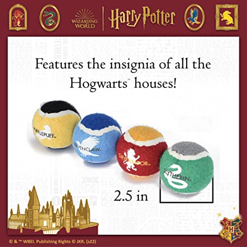 Harry Potter: 4PK Hogwarts Pride Pet Tennis Balls - 2.5" - Image 4