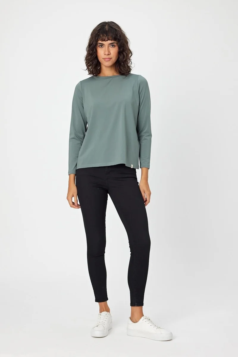 Alexander Gardi Alexandergardi Long Sleeve Mercerized Fabric T-Shirt (AGSWEAT00)