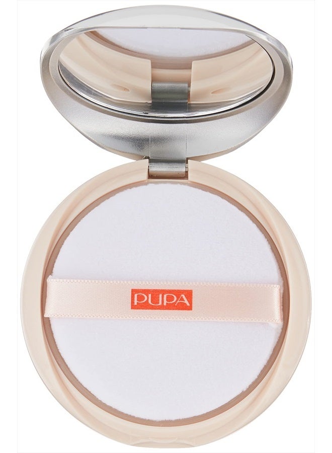 PUPA Milano Like A Doll Invisible Loose Face Powder - Gives Skin A Natural, Radiant Glow - Minimizes Fine Lines And Blemishes - Perfectly Blends With Skin - Long Lasting - 001 Light Beige - 0.32 Oz - Image 2