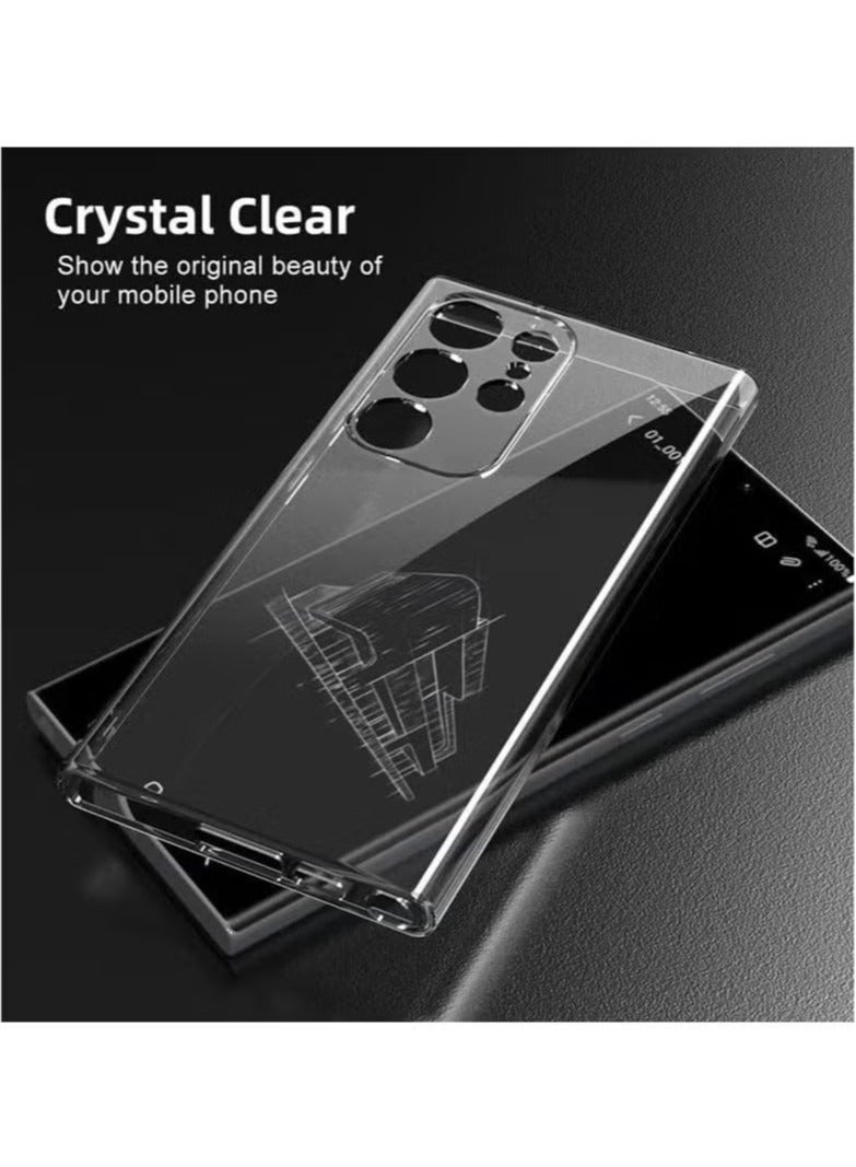 TIGER Crystal Clear Soft TPU Case for Samsung Galaxy S24 Ultra – Shockproof Flexible Transparent Cover with Anti-Yellowing Coating, Scratch-Resistant Slim Fit Design, Lightweight Durable Protection, Precise Cutouts for Camera & Buttons, Anti-Slip Grip Shell - Image 2