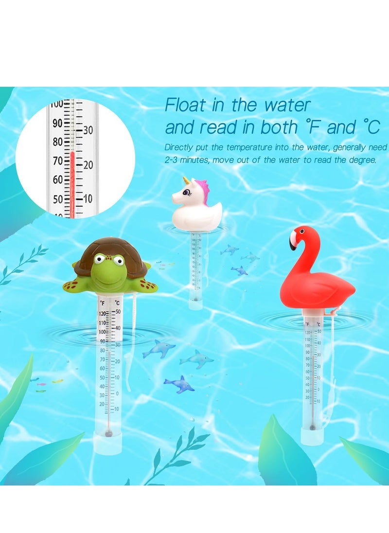 Beauenty - Floating Pool Thermometer, Large Size Easy Read for Water Temperature with String for Outdoor and Indoor Swimming Pools, Spas, Hot Tubs, Ponds - Image 1