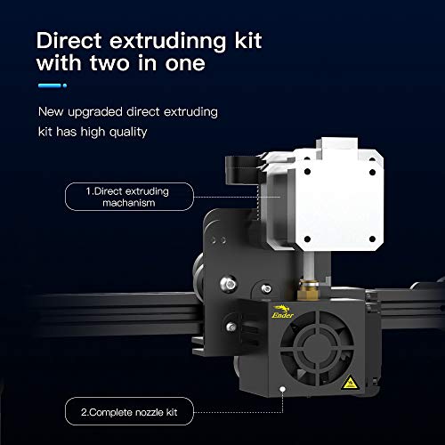 POLISI3D Creality Original Ender-3 Direct Extruding Kit Upgrade Direct Extruder Complete Hotend Nozzle kit for Ender 3 V2 Ender 3 pro Ender 3S 3D Printer Can Support Flexible TPU Filament - Image 5
