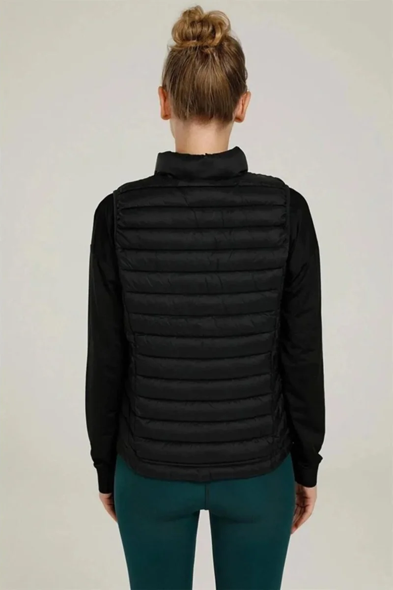 LUMBERJACK Quilted Regular Fit Stand Collar Puffer Vest Women's Vest 4SN34 4pr
