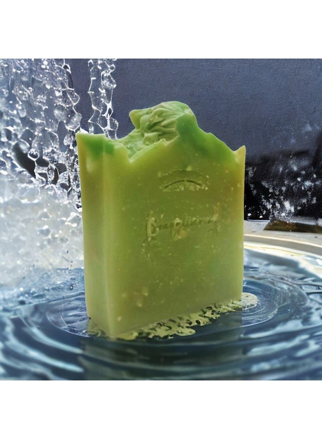 Soapylicious Handmade Cold Process Aloe Vera Soap Bar – Natural & Organic with Shea Butter – Soothing, Hydrating & Vegan – For Men & Women - Image 1