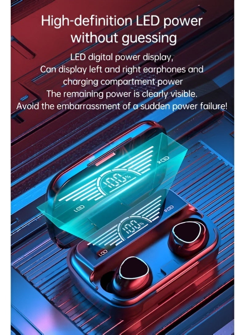 M20 Wireless Earbuds - Bluetooth V5.3, Digital Display, Long Battery Life, Noise Cancellation. - Image 4