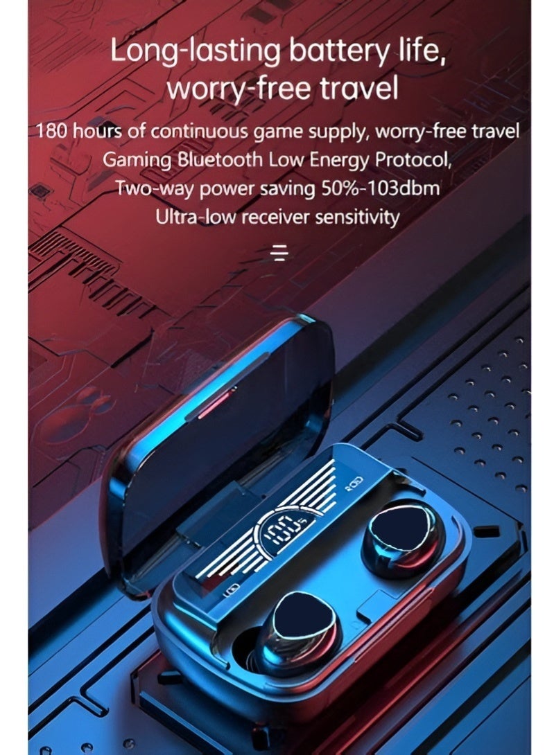 M20 Wireless Earbuds - Bluetooth V5.3, Digital Display, Long Battery Life, Noise Cancellation. - Image 2