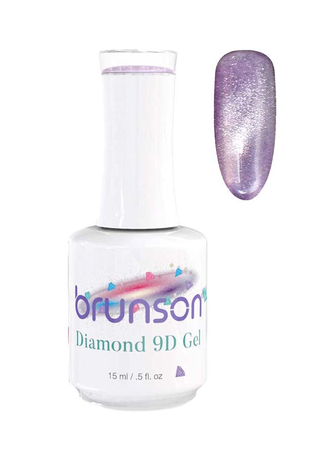 brunson Diamond 9D Magnetic Cat Eye Gel Reflective Diamond Gel Nail Polish 15ml Soak Off Gel Polish BD9D009 - Image 1