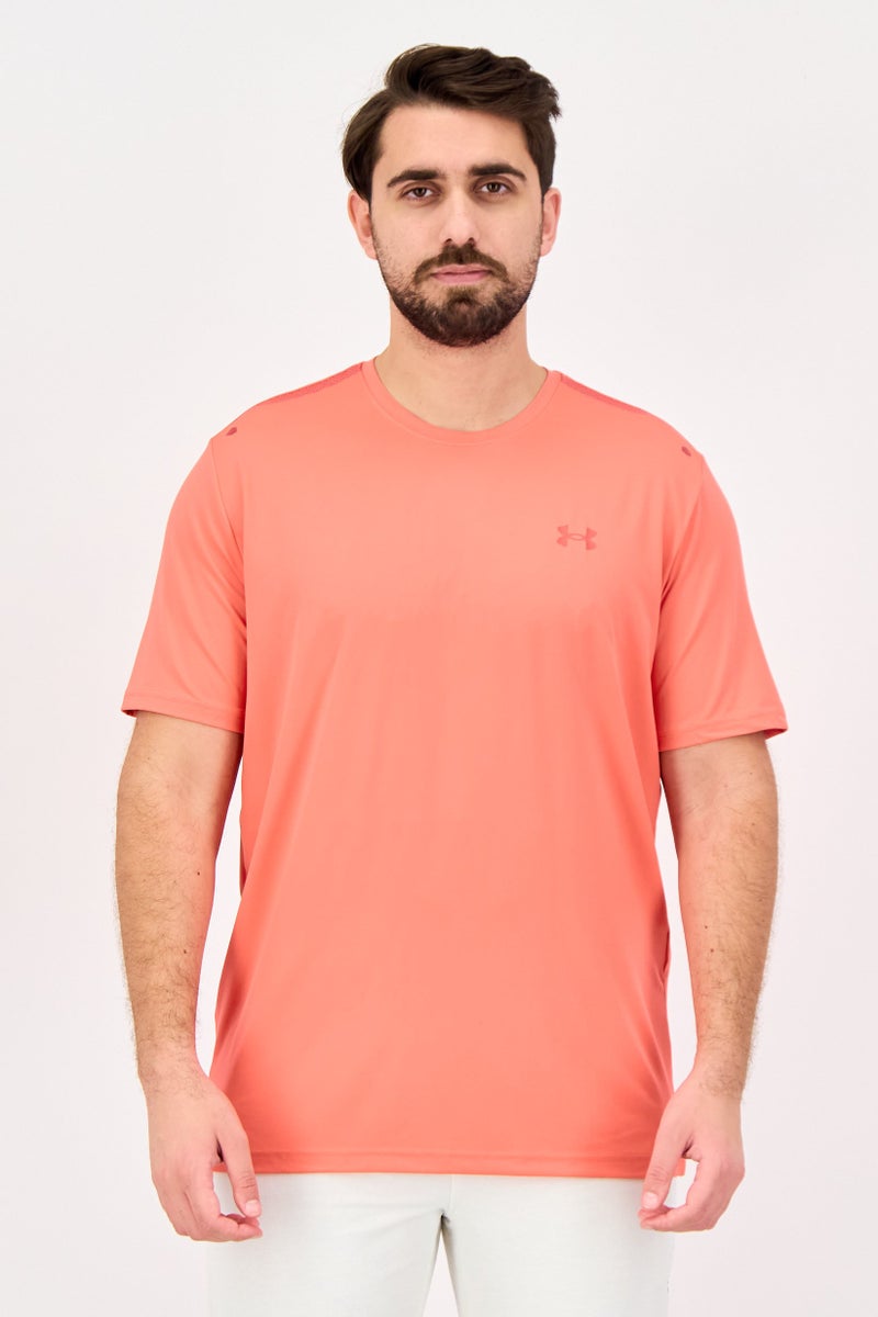 UNDER ARMOUR Men Loose Fit Sleeveless Training T-Shirt, Pink - Image 1