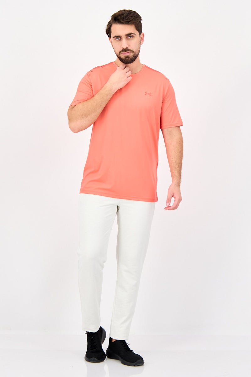 UNDER ARMOUR Men Loose Fit Sleeveless Training T-Shirt, Pink - Image 3