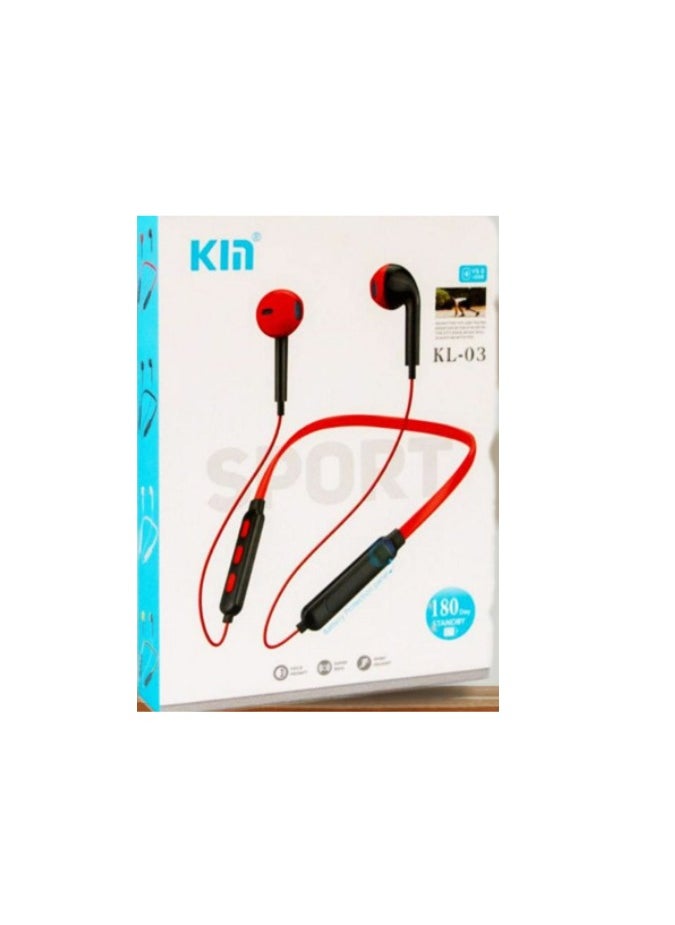 KL-03 Bluetooth Sports Neckband Earphones Black-Red - pzsku/Z4D19B9F207EDCC115767Z/45/_/1727100761/8a915b1e-bed2-40dc-9853-b632ea978dd3