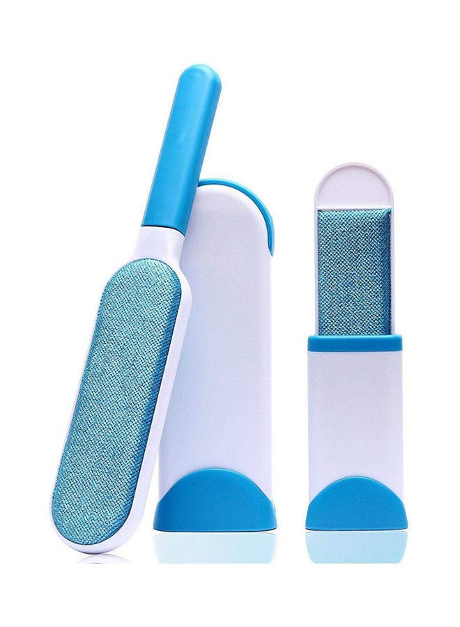 NIBEMINENT Pet Hair Remover Reusable Double Sided Blue - Image 1