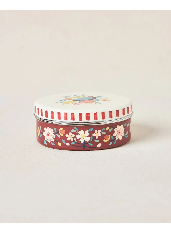 Chumbak Monal Oval Hand-painted Tiffin, 600ml | Kashmir Trails