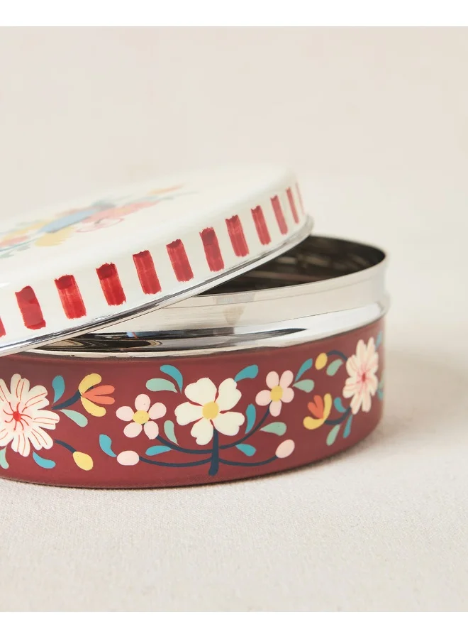 تشامباك Monal Oval Hand-painted Tiffin, 600ml | Kashmir Trails