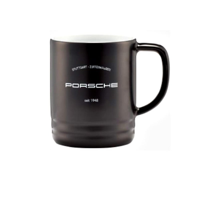 Porsche Porsche Classic Engine Piston Cup Vintage Style Porcelain Coffee Mug Matte Black Large Size 420 ml