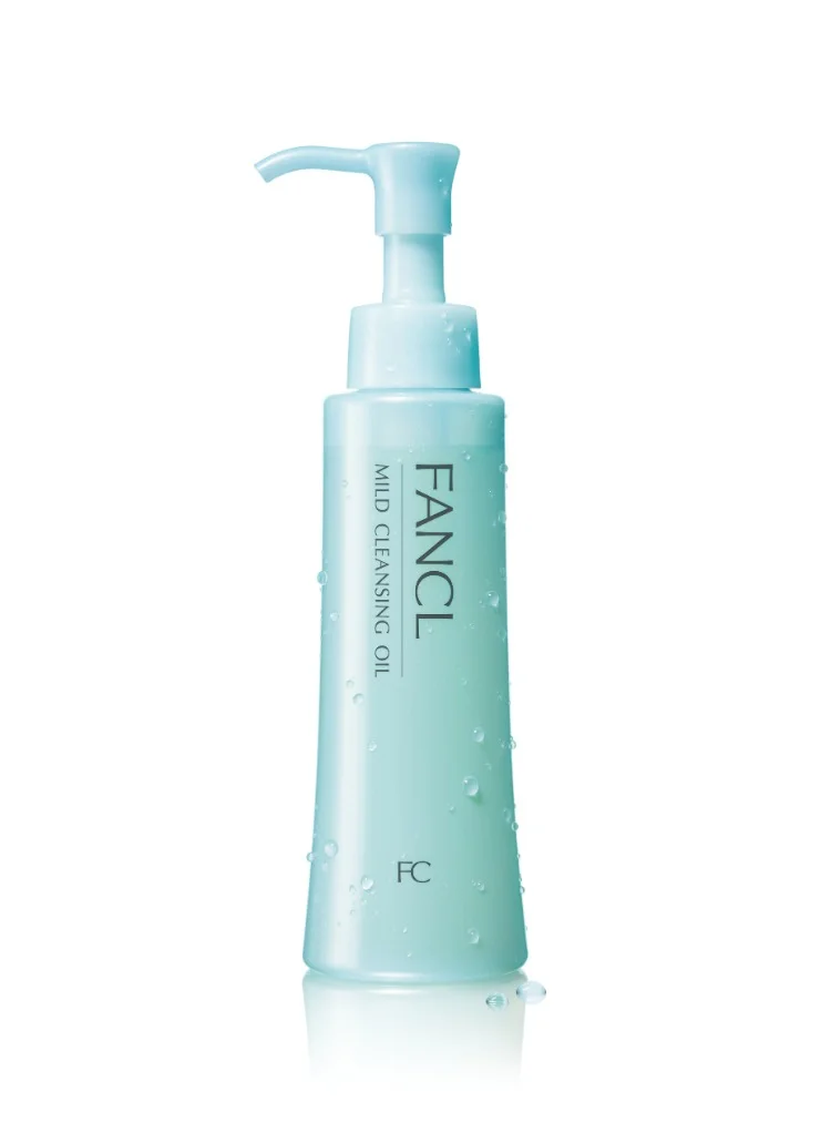 Fancl Mild Cleansing Oil, Japanese Facial Cleansing Oil, Stubborn Makeup Remover, 100% Preservative Free, Clean Skincare for Sensitive Skin
