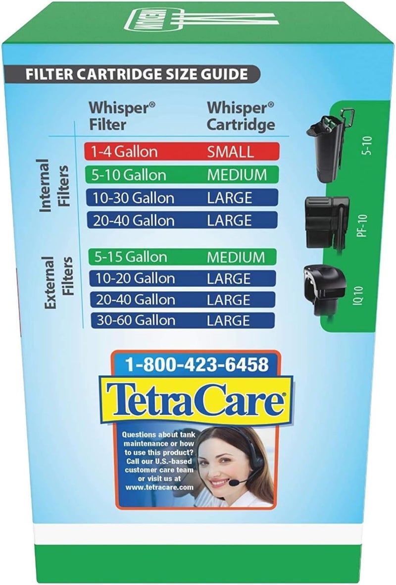 Tetra Whisper BIO-Bag Filter Cartridges - Medium Size, 3 Count for Aquariums - Image 4