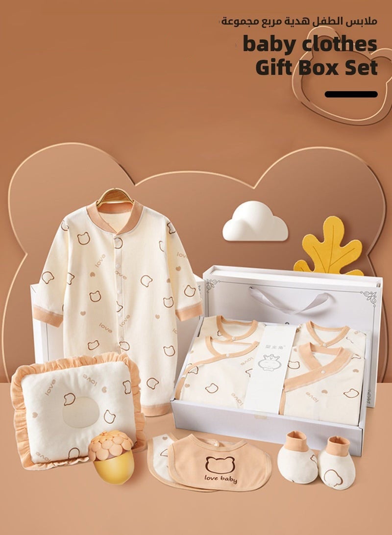 30PCS Newborn Baby Gift Set, Newborn Layette Gift Set for Boys and Girls, Babies Essential Clothes Accessories with Baby Blanket, 100% Premium Cotton for Spring Summer Autumn Winter - Image 4