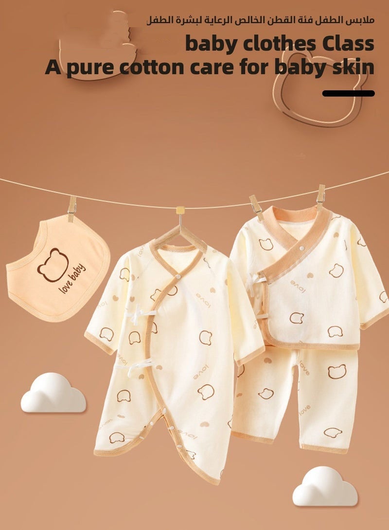 30PCS Newborn Baby Gift Set, Newborn Layette Gift Set for Boys and Girls, Babies Essential Clothes Accessories with Baby Blanket, 100% Premium Cotton for Spring Summer Autumn Winter - Image 5