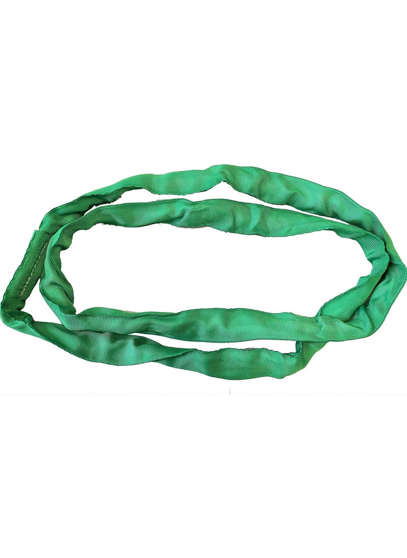 Everest C1077 Green Round Sling Strap 50 MM x 4 Heavy Duty Lift Sling 1PK  - Image 2