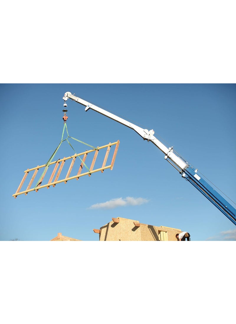 Everest C1077 Green Round Sling Strap 50 MM x 4 Heavy Duty Lift Sling 1PK  - Image 4
