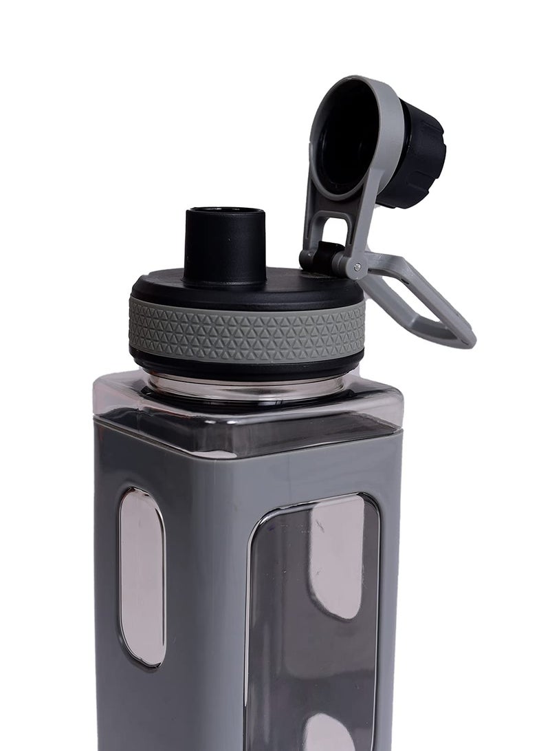 bosig Water Bottle Sport Plastic Portable Square Drinking Bottle For Girl or Boys Cute Juice Tea Water Cups 800ml Multi800ml - Image 4