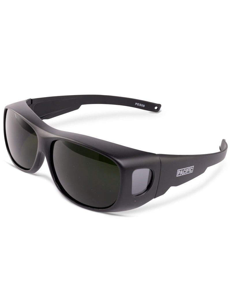 PACIFIC PPE نظارات لحام PACIFIC PPE، نظارات أمان للعمل ANSI Z87 مع عدسات محيطية، نظارات شمسية IR Shade 5 للرجال والنساء، حماية من الأشعة فوق البنفسجية - Image 1