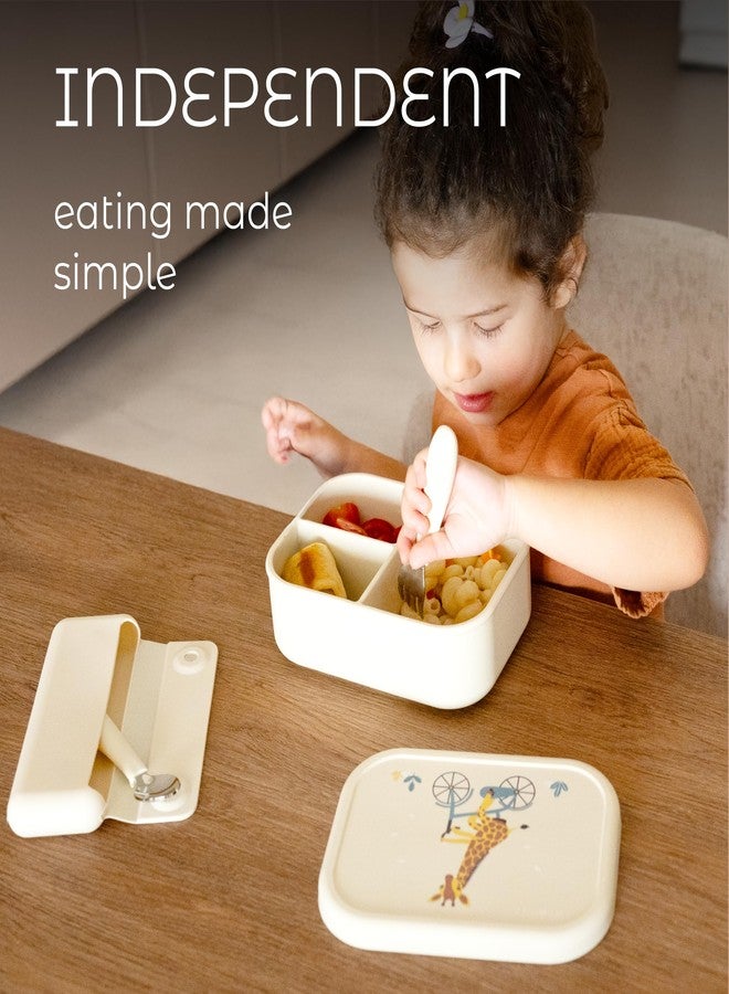 ASOMIC Stainless Steel Cutlery Set for Kids with Silicone Grip (Blush) - Image 2