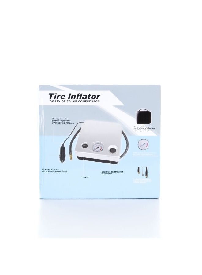 12 Volt Car Tyre Inflator And Compressor - Image 1