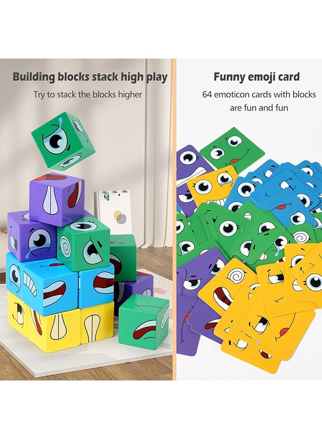 Quantum Wooden Face Changing Magic Cube Game, Educational Toys and Games, for Kids - Image 5